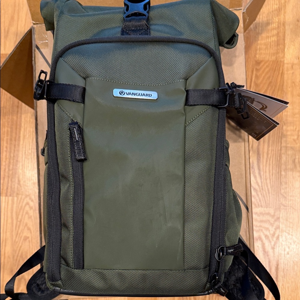 Olive Green Men's Camera Backpack